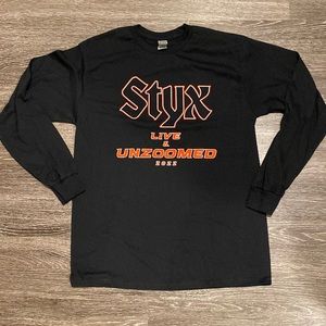 STYX Concert VIP Shirt Live & Unzoomed 2022 M